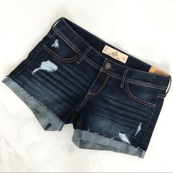 hollister midi shorts
